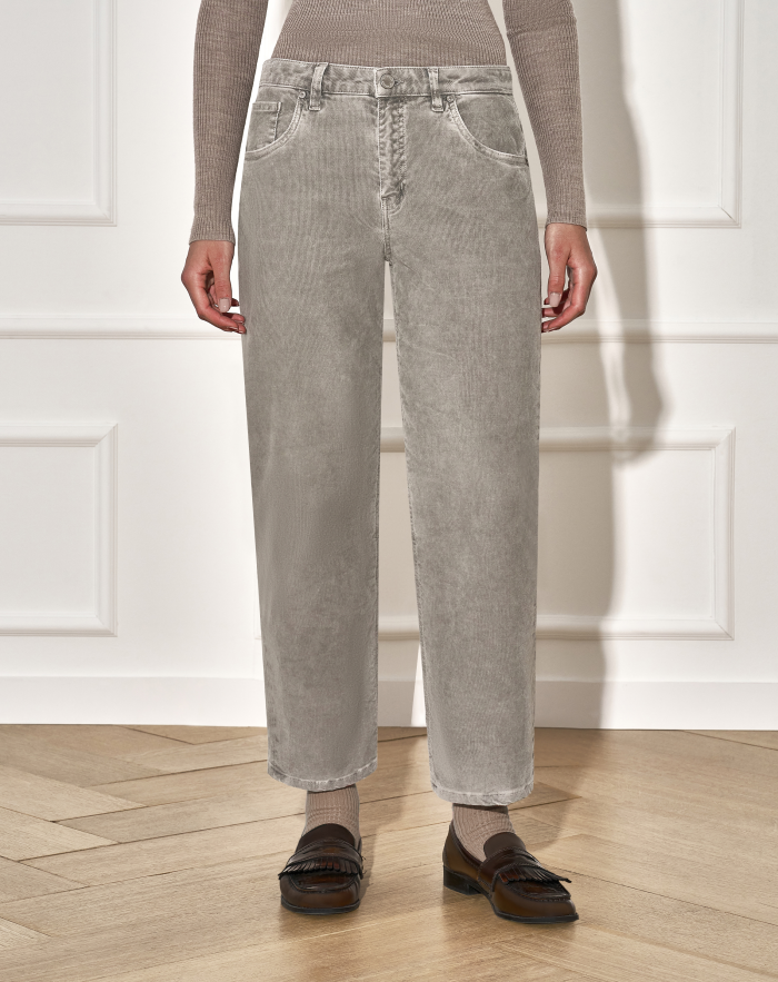 Tina trousers in velvet