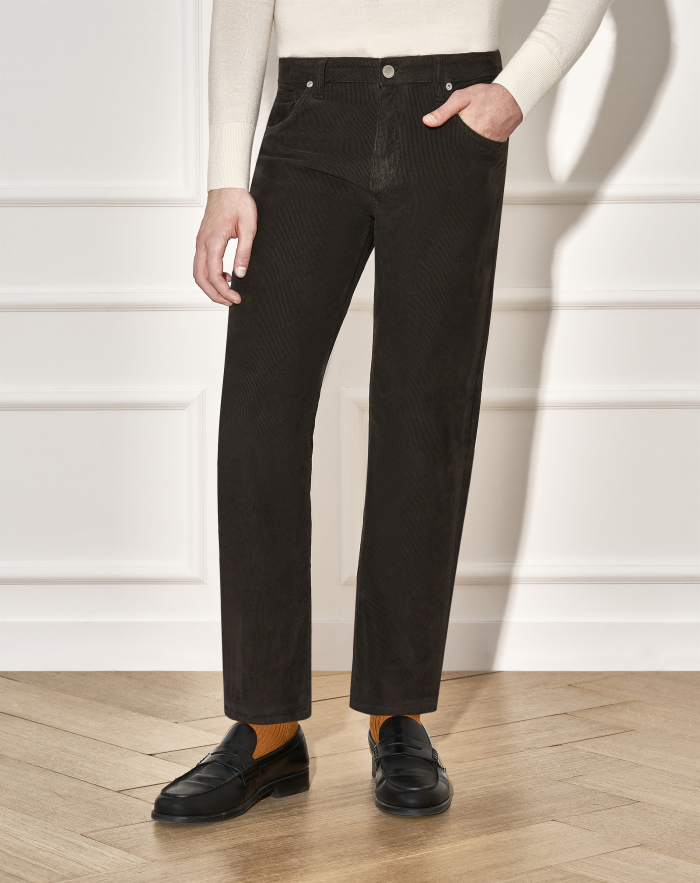 Tina trousers in velvet