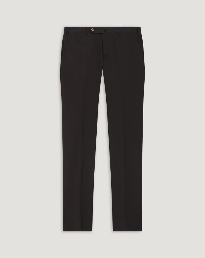 Slim trousers in stretch techno fabric