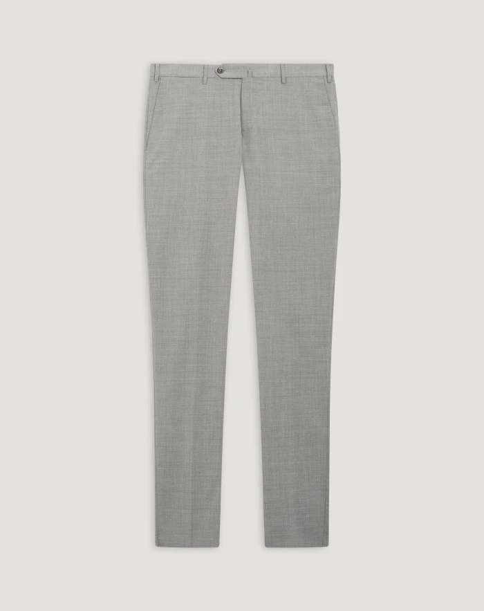 Slim trousers in stretch techno fabric