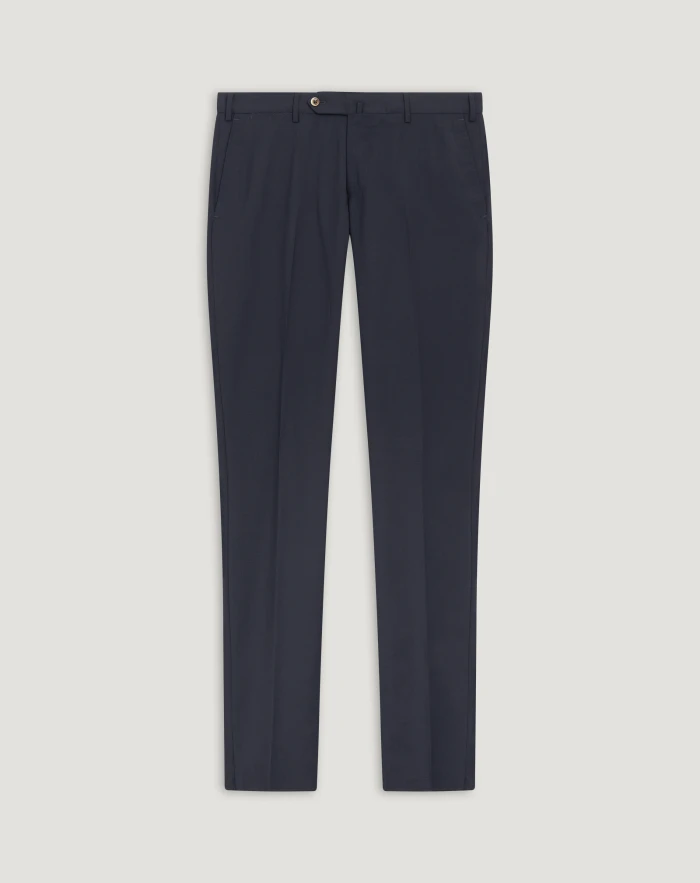 Slim trousers in stretch techno fabric