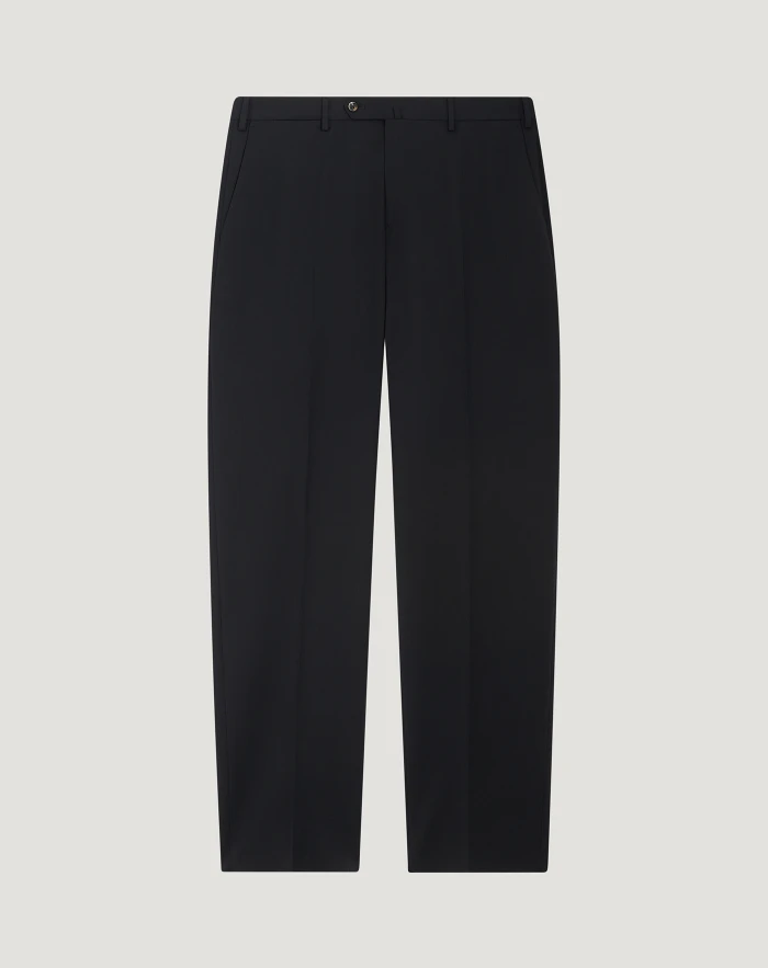Slim trousers in techno wool