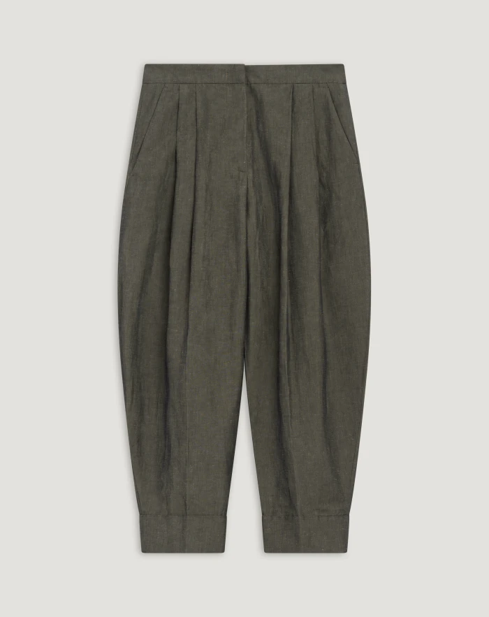 Cloe trousers in linen and cotton