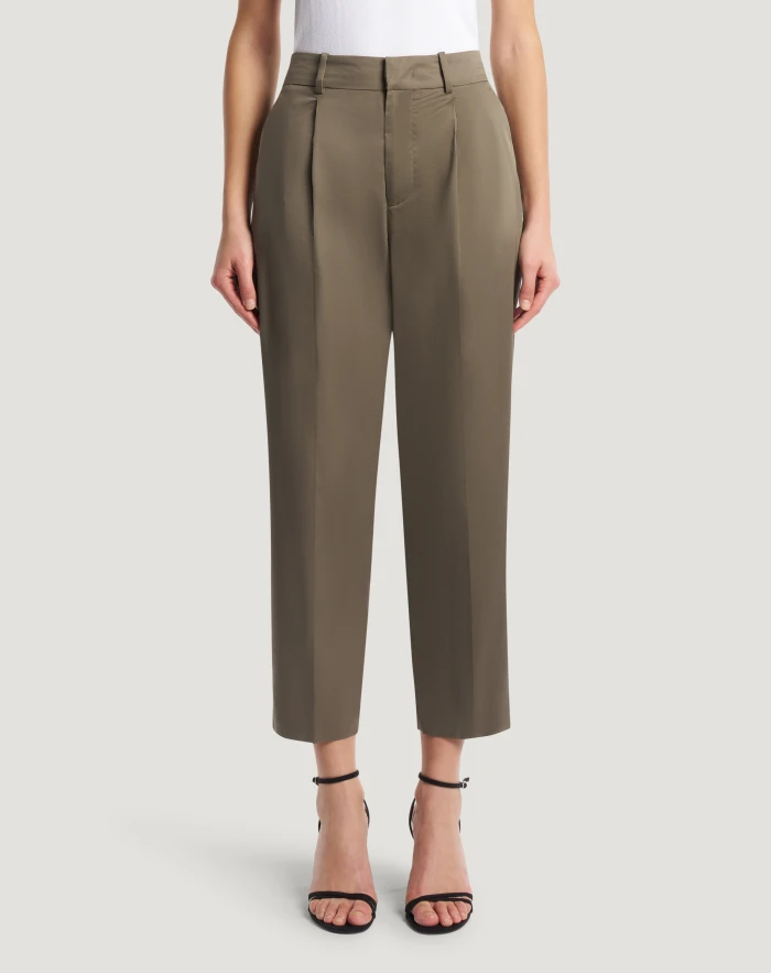 Pantaloni Daisy in techno popeline