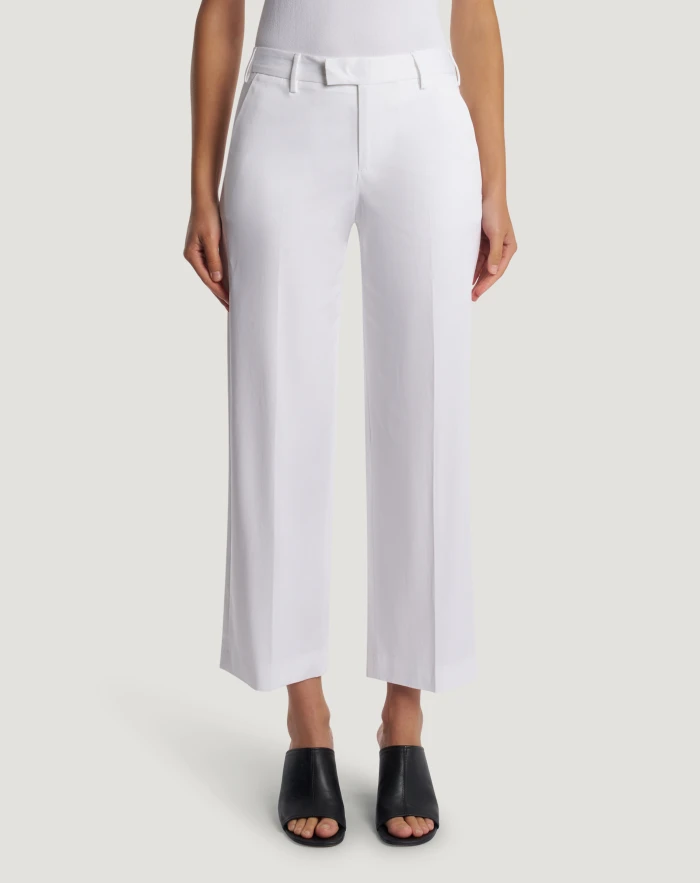 Pantaloni Emma in gabardina stretch