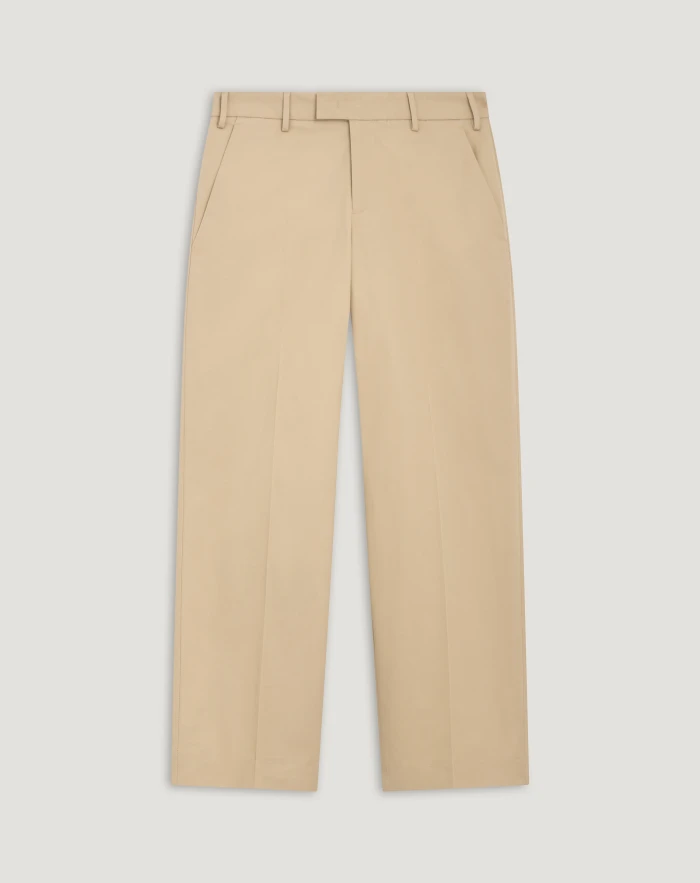 Pantaloni Emma in gabardina stretch
