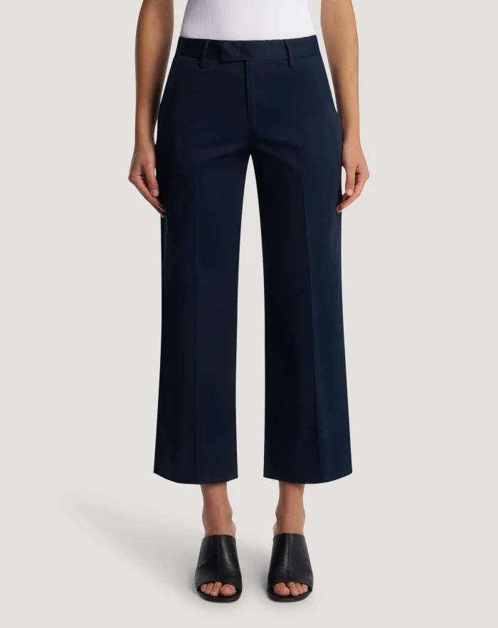 Pantaloni Emma in gabardina stretch