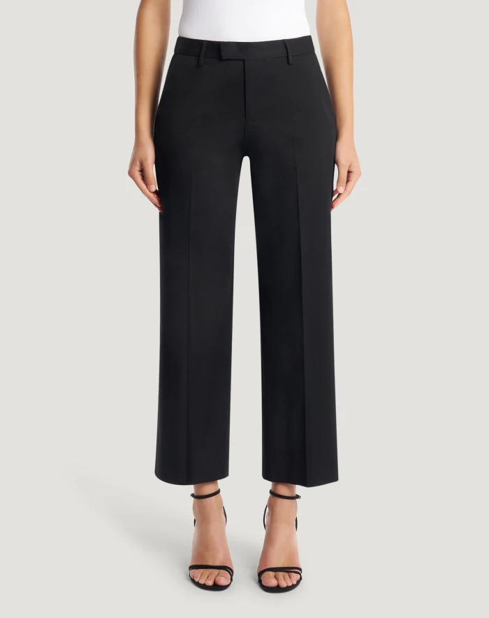 Pantaloni Emma in gabardina stretch