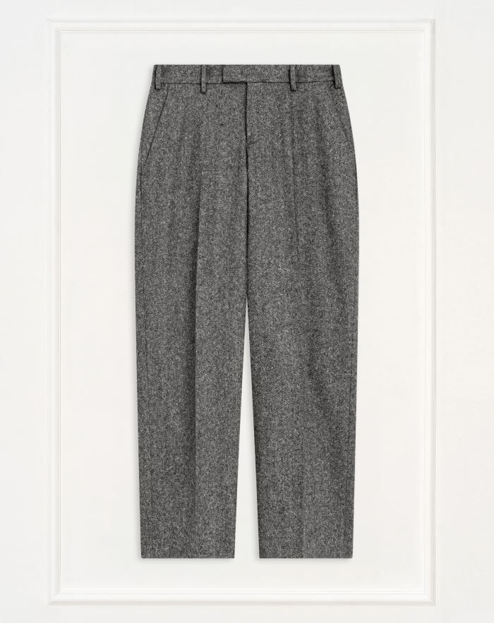 Emma trousers in wool and silk