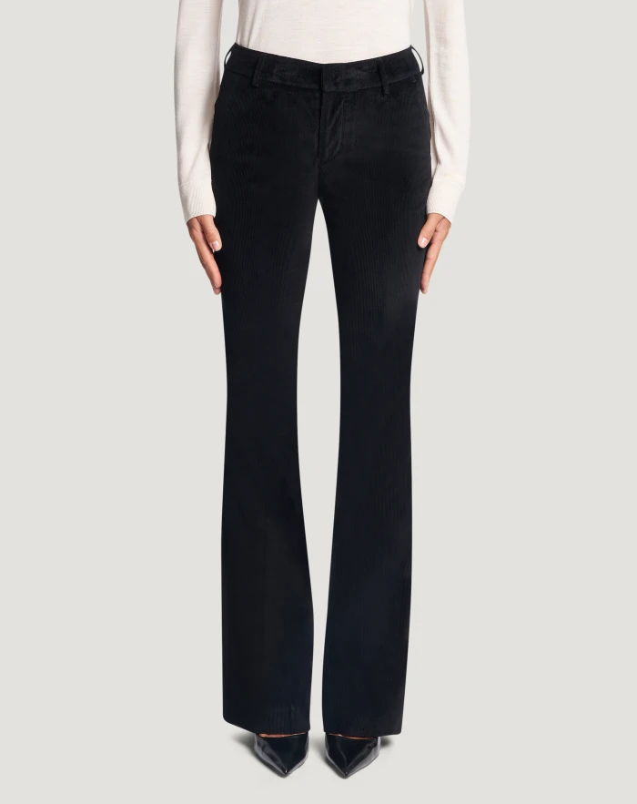 Elsa trousers in stretch velvet