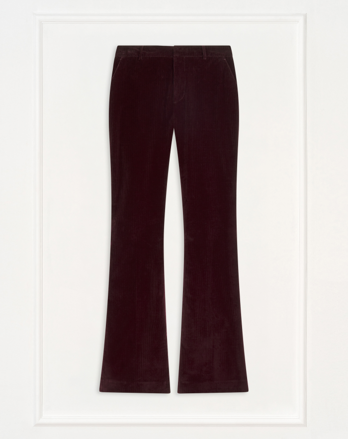 Elsa trousers in super soft velvet