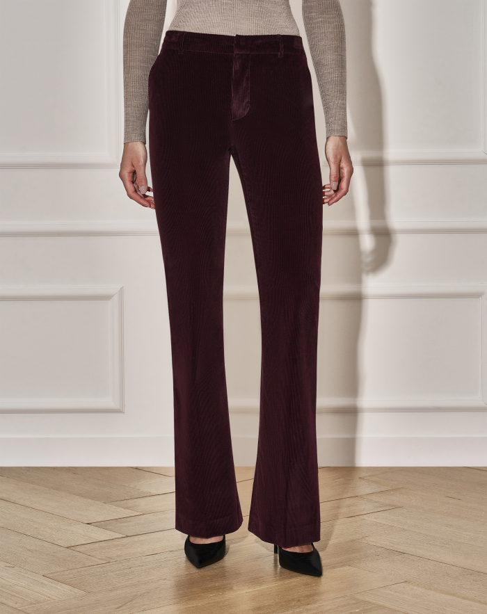 Elsa trousers in super soft velvet