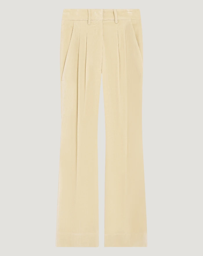 Hose Frankie aus Stretch-Samt