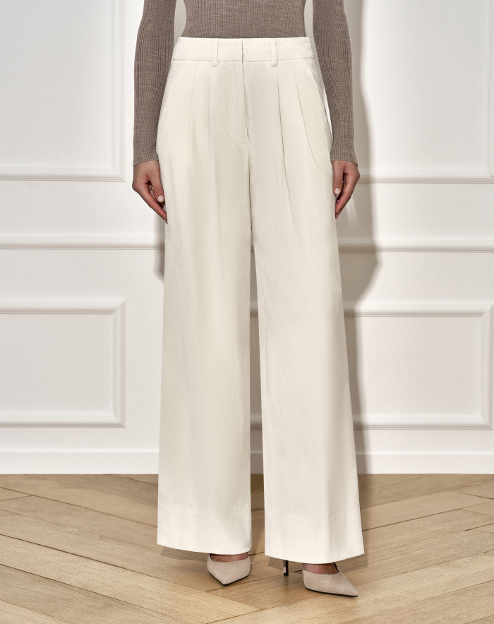 Pantaloni Frankie in velluto super soft