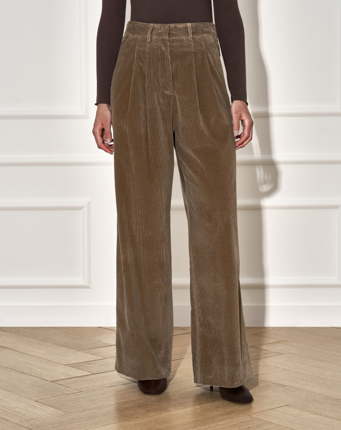 Frankie trousers in super soft velvet