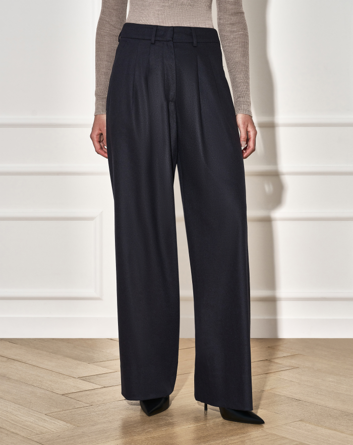 Frankie trousers in flannel