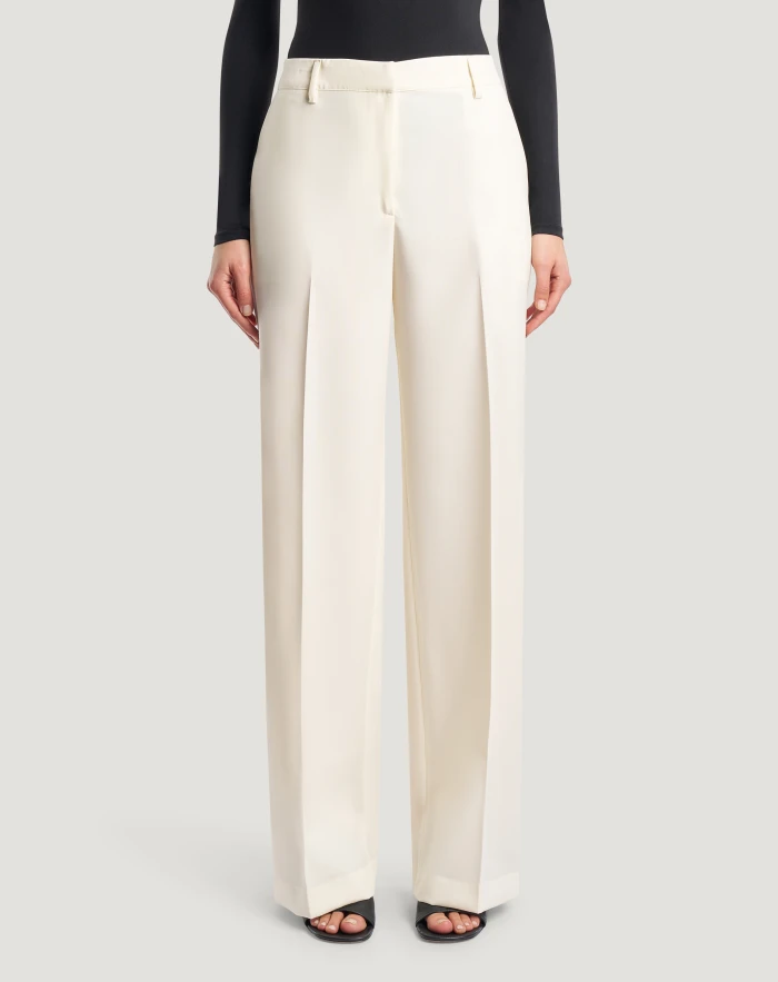 Francoise trousers in wool poplin