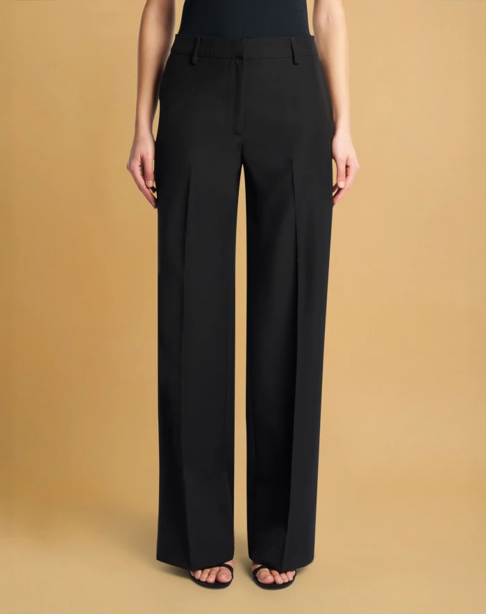 Francoise trousers in wool poplin