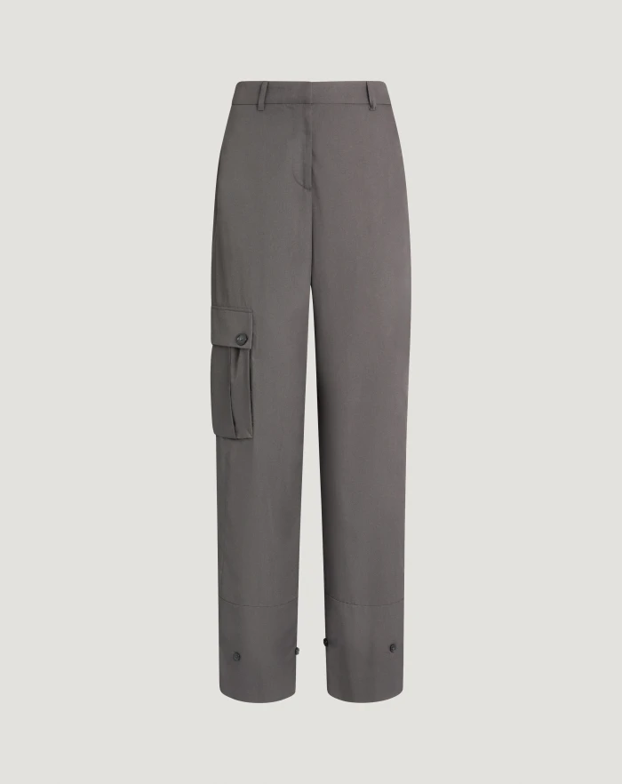 Giselle fluid twill trousers