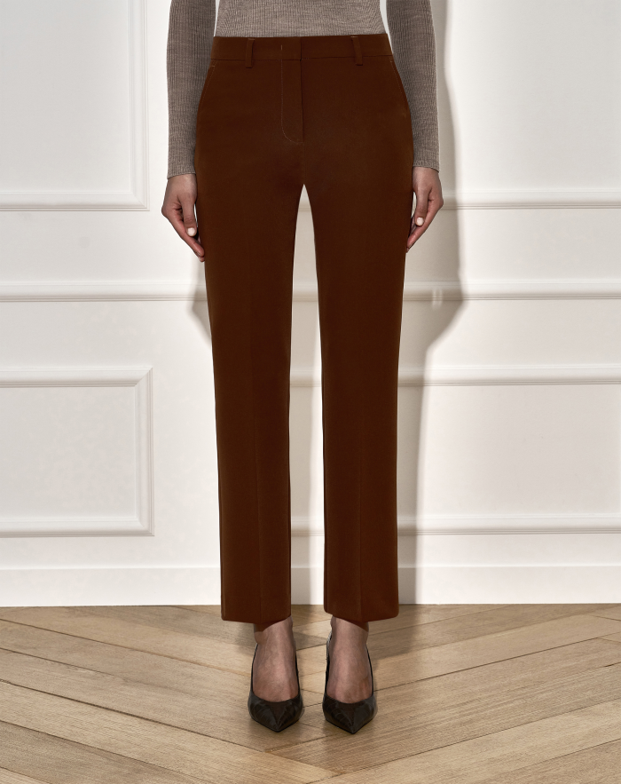 Pantaloni Jaine in tricotina stretch
