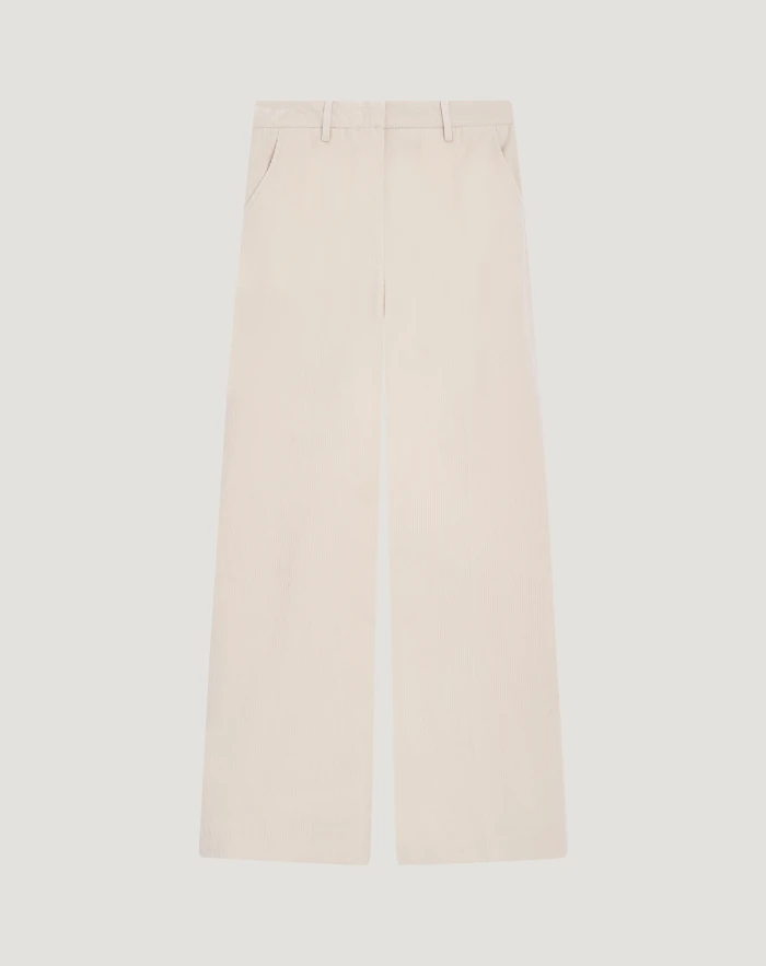 Hose Jaine aus Stretch-Samt