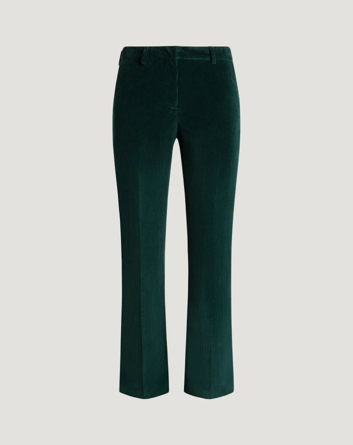 Hose Jaine aus Stretch-Samt