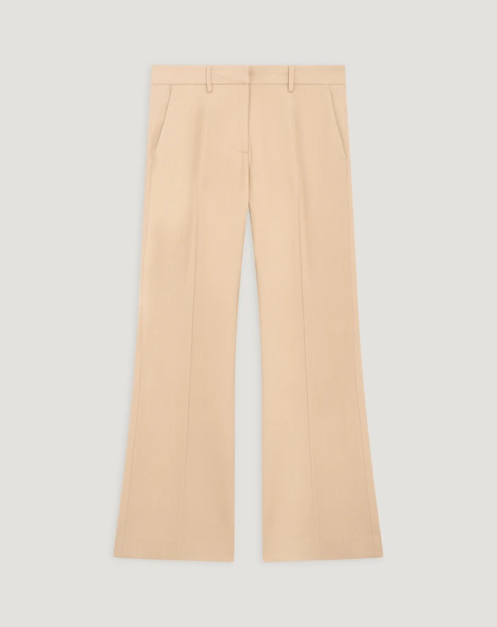 Jodie trousers in stretch satin