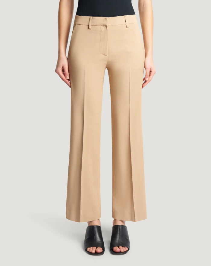 Jodie trousers in stretch satin