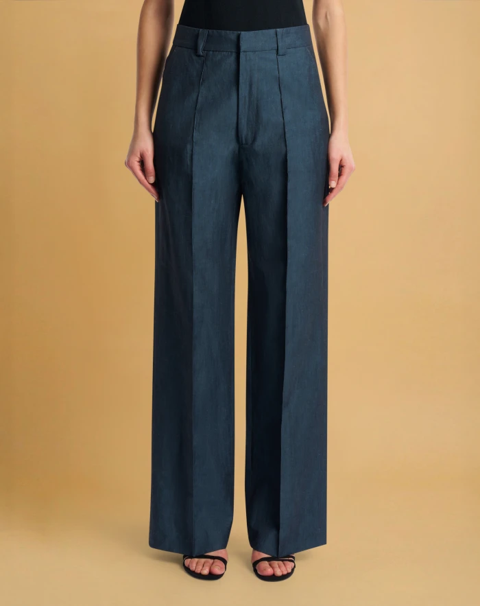 Katharine trousers in linen and cotton