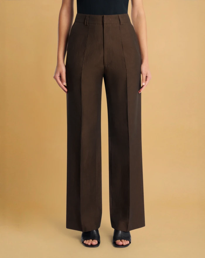 Katharine trousers in linen and cotton