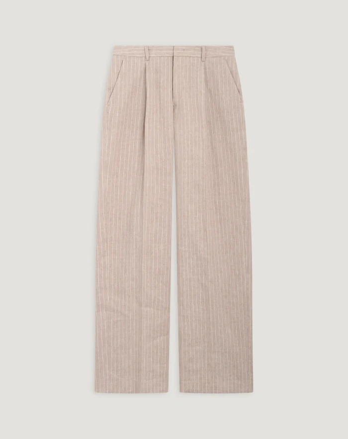 Lola trousers in linen and cotton