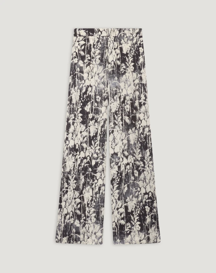 Pantaloni Lorenza in satin