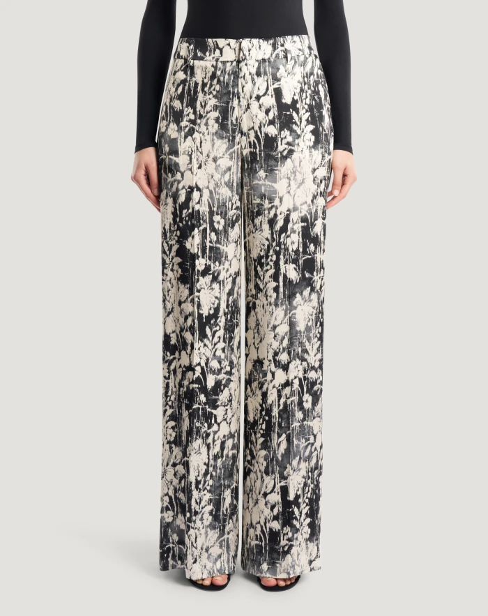 Pantaloni Lorenza in satin