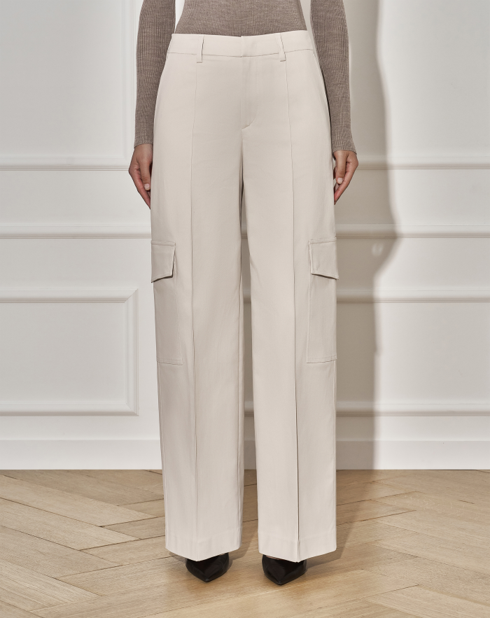 Lorenza trousers in stretch gabardine
