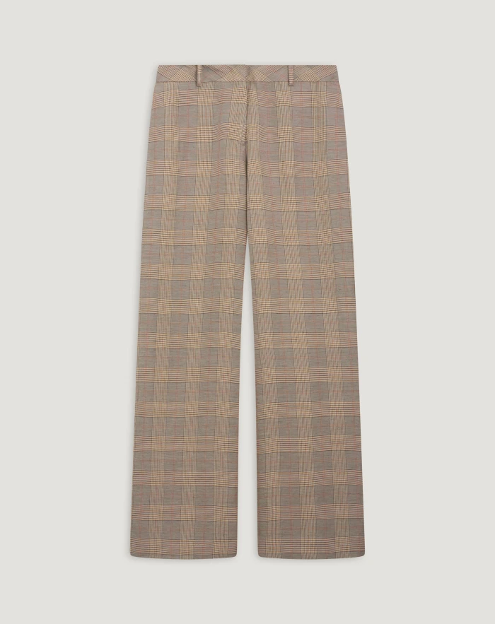 Pantaloni Nicol in lino e viscosa