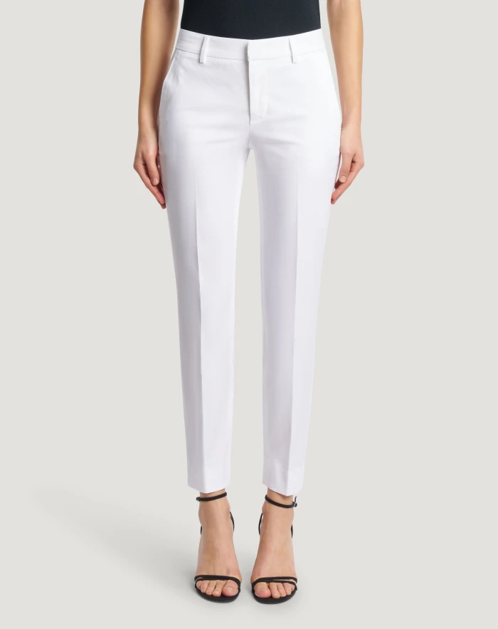 New York trousers in stretch gabardine