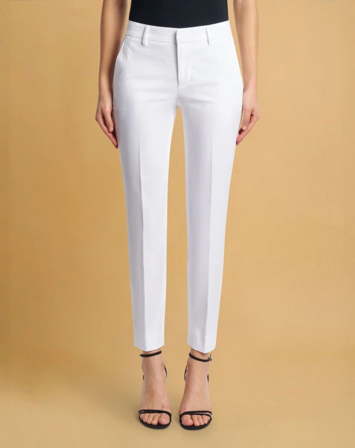 New York trousers in stretch gabardine