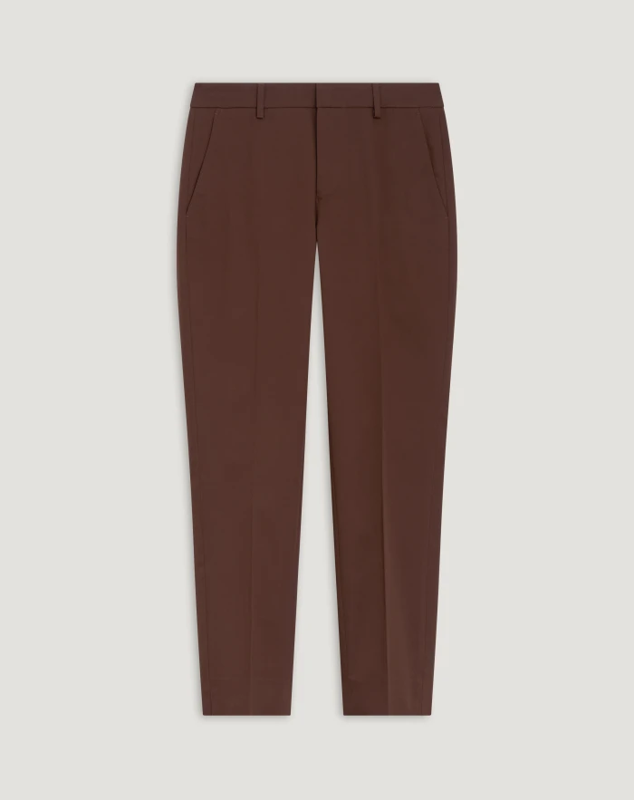 New York trousers in stretch gabardine