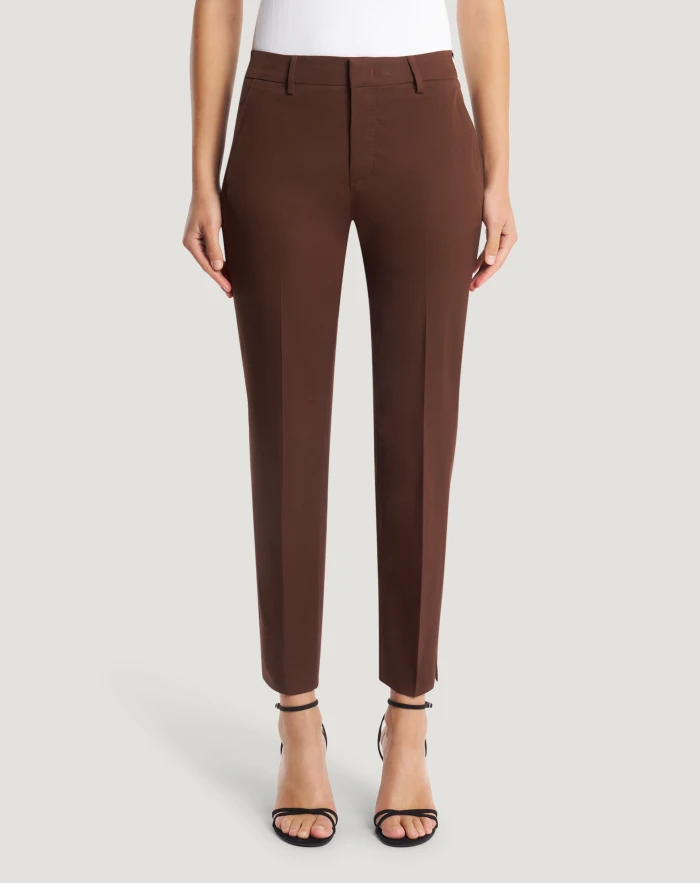 New York trousers in stretch gabardine