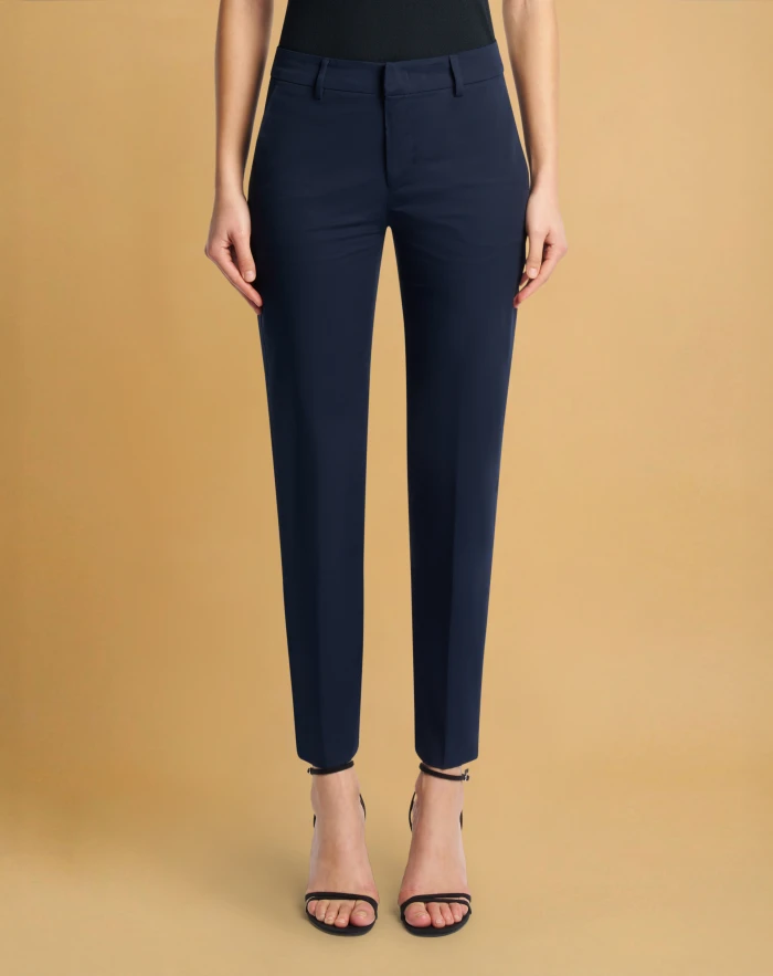 New York trousers in stretch gabardine