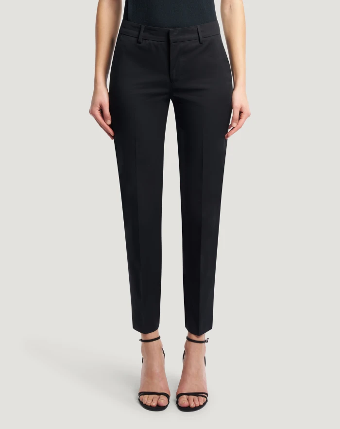 New York trousers in stretch gabardine