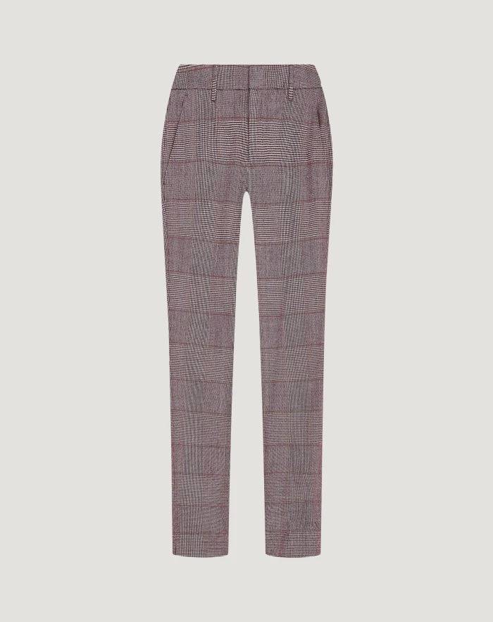 Hose New York aus gemusterter Wolle