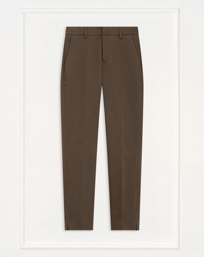 Pantaloni New York in gabardina stretch