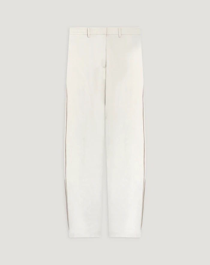 Pantaloni Paola in cotone e canapa