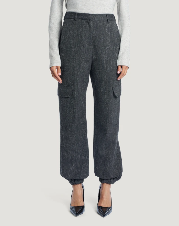 Hose Petra aus Wolle und Viskose