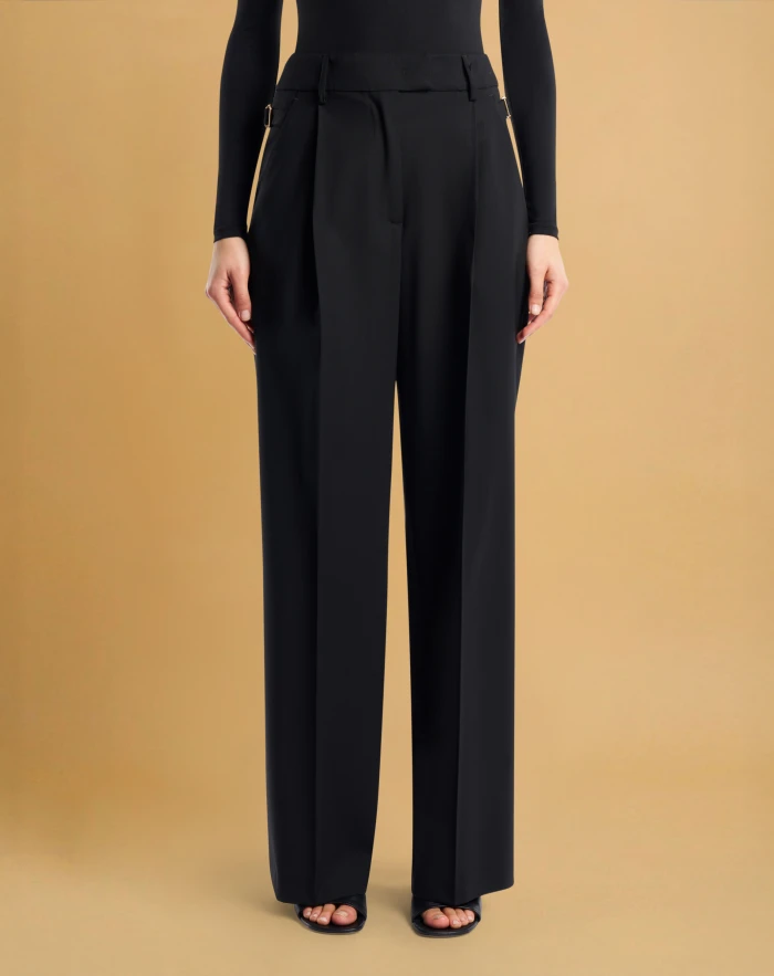 Isabel tropical wool trousers