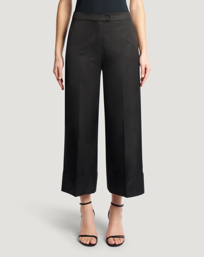 Colette trousers in flowy satin