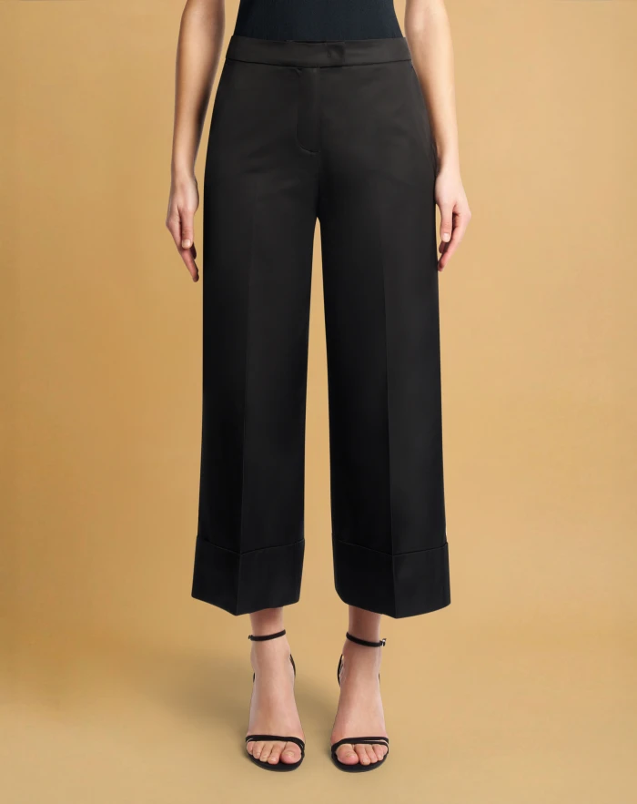 Colette trousers in flowy satin