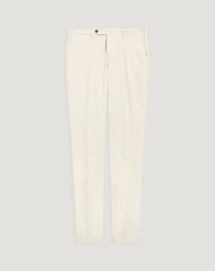 Slim silkochino trousers