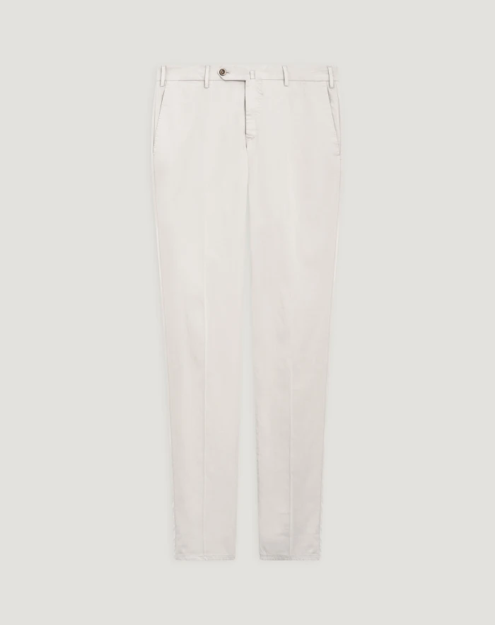 Slim silkochino trousers
